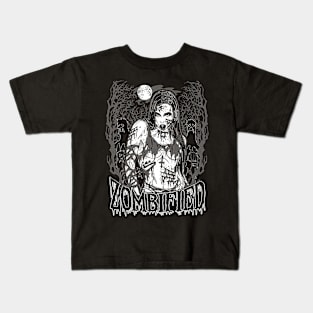 zombie elena Kids T-Shirt